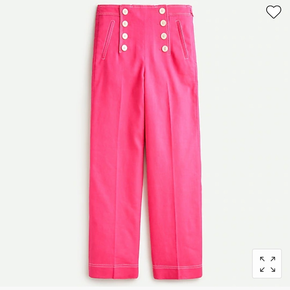Peyton Sailor Pant in Stretch Linen